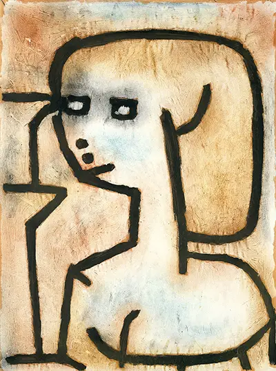 Girl in Mourning Paul Klee